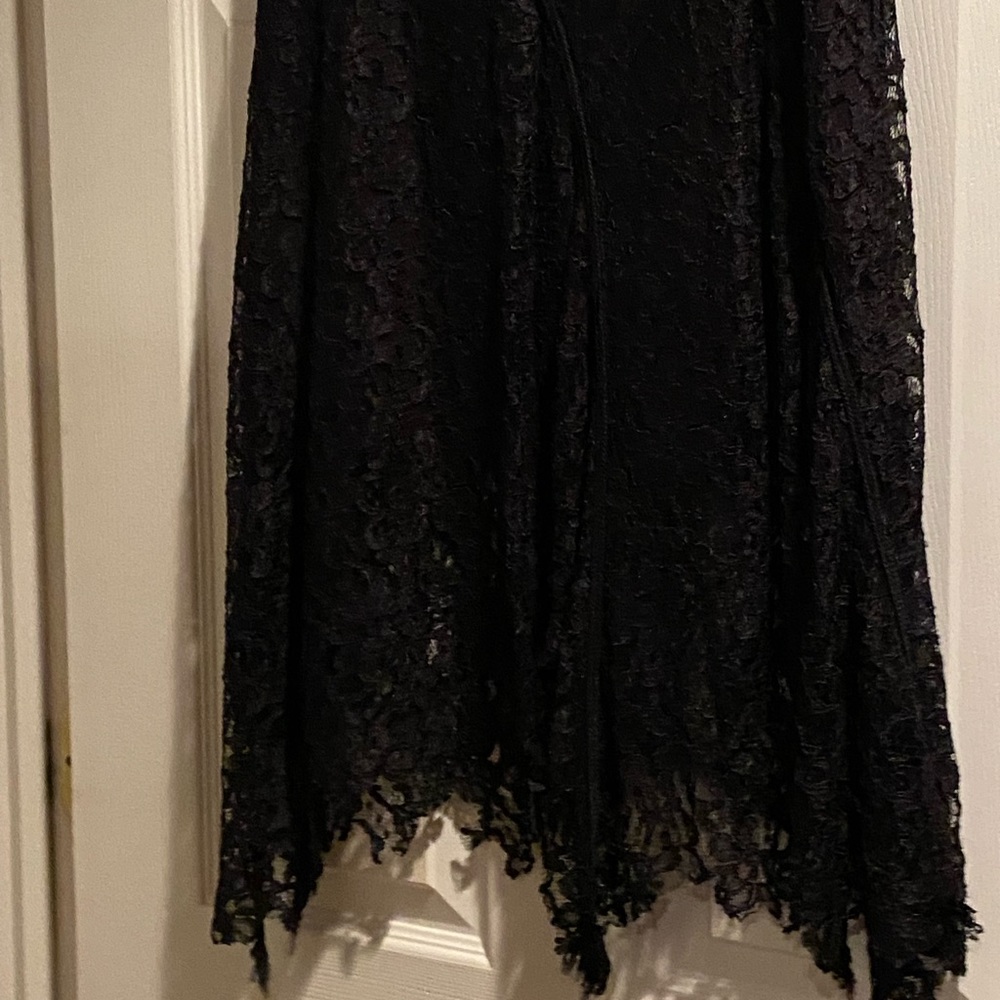Vintage Cache’Black Lace Skirt